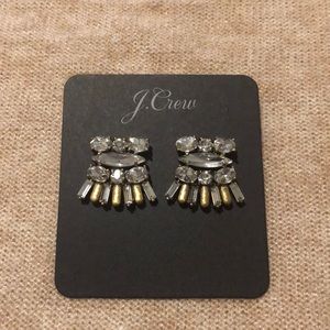 J. Crew glitzy stud earrings